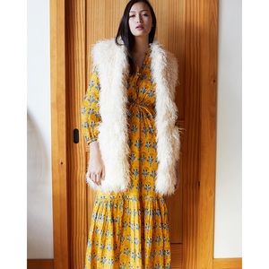 SOLD -NWT - Emerson Fry Vegan Shearling Vest.